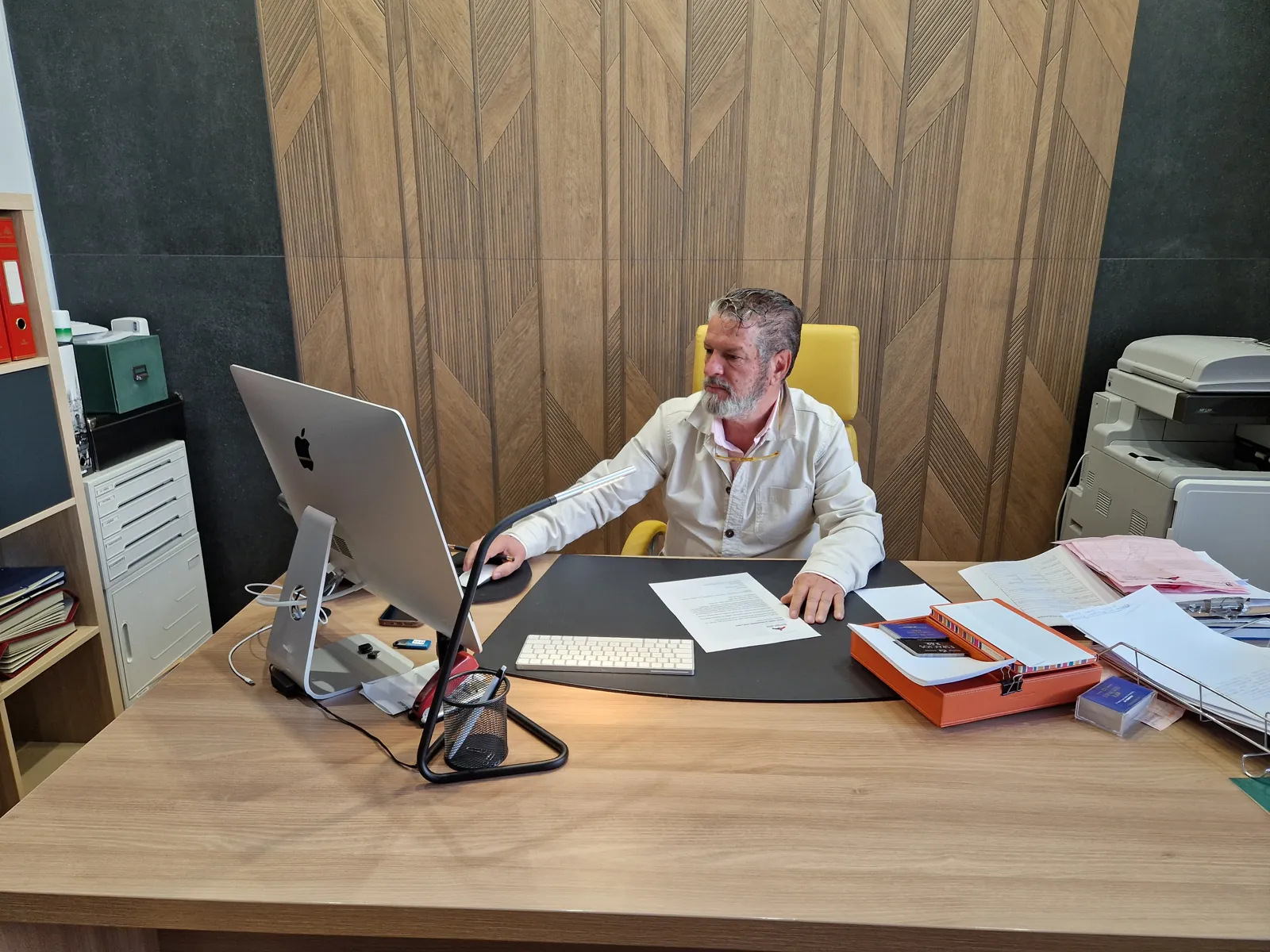 Oficina de Mudanzas Ávila, donde se preparan los presupuestos